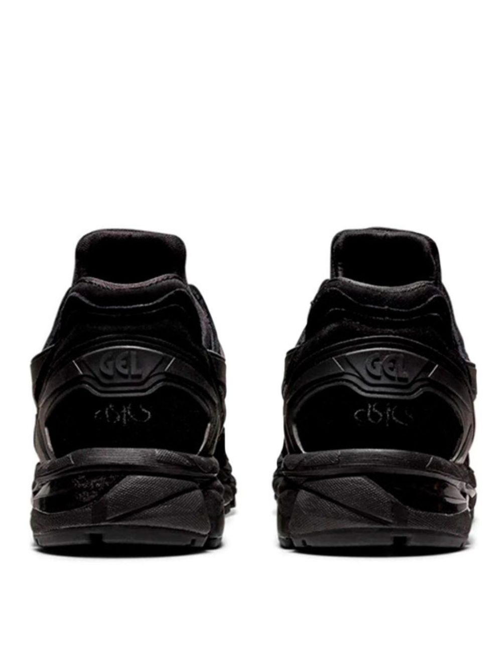 Asicss gel kayano black suede