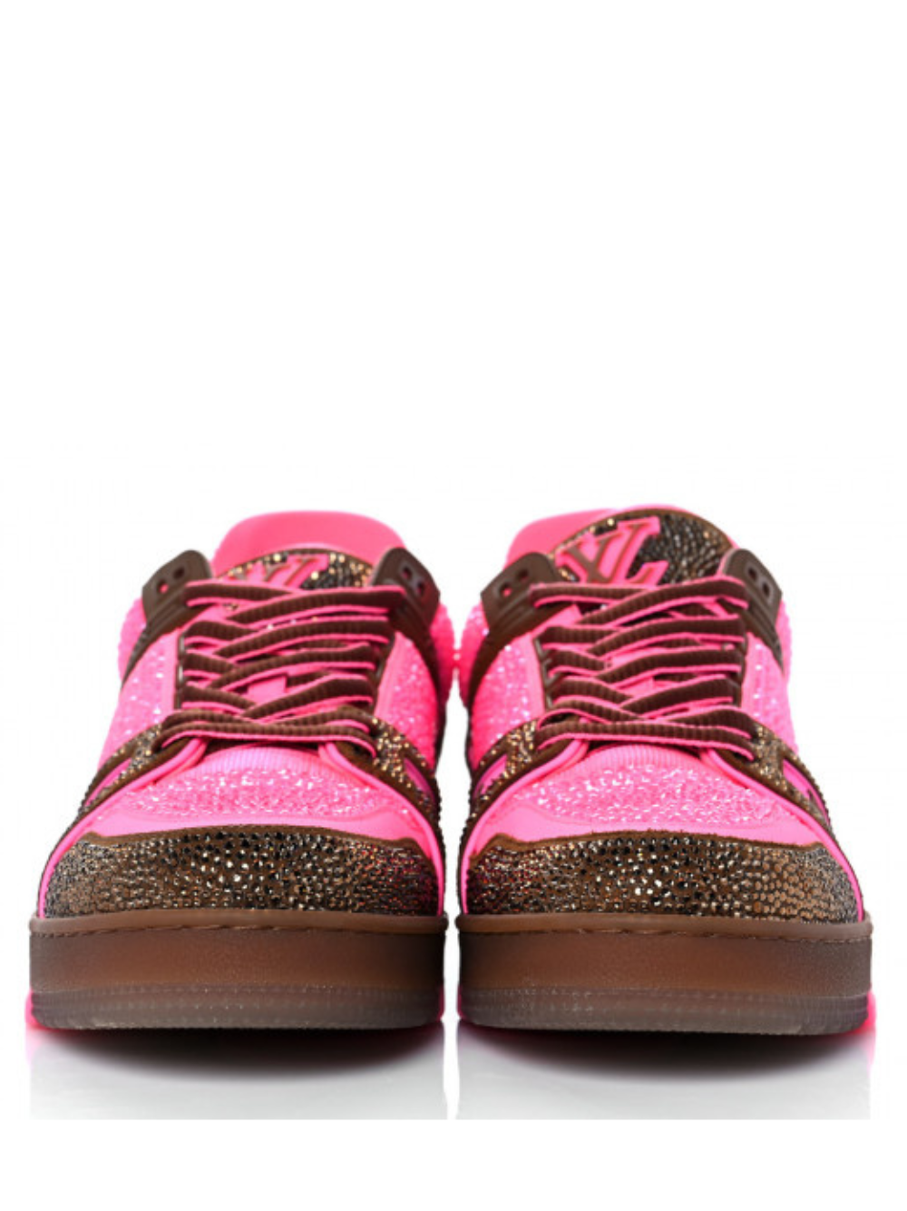 Louis Vuitton Crystal Diamond Pink Sneaker