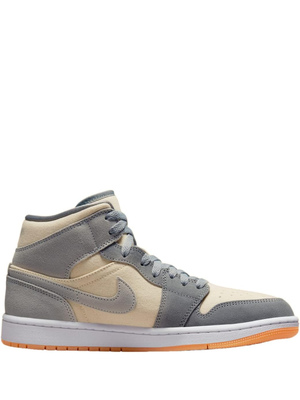 Air Jordan 1 Mid Coconut Milk Particle Grey