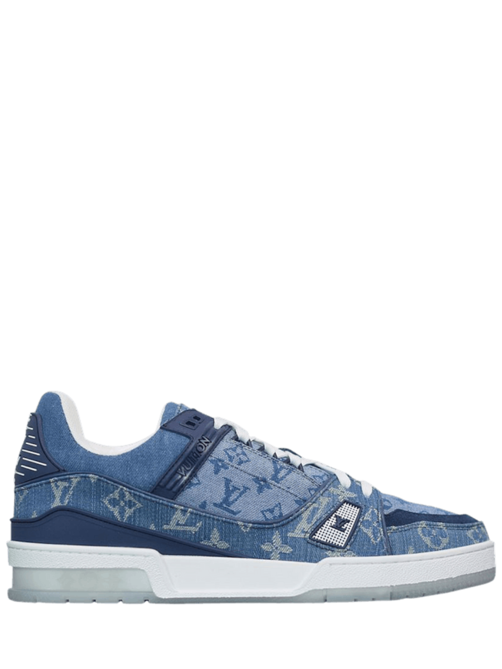 Louis Vuitton Unveils Monogrammed Blue Denim LV 408 Trainer for SS20