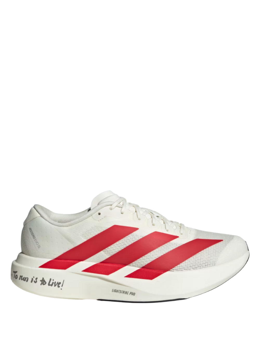 Adidass adizero evo sl white red