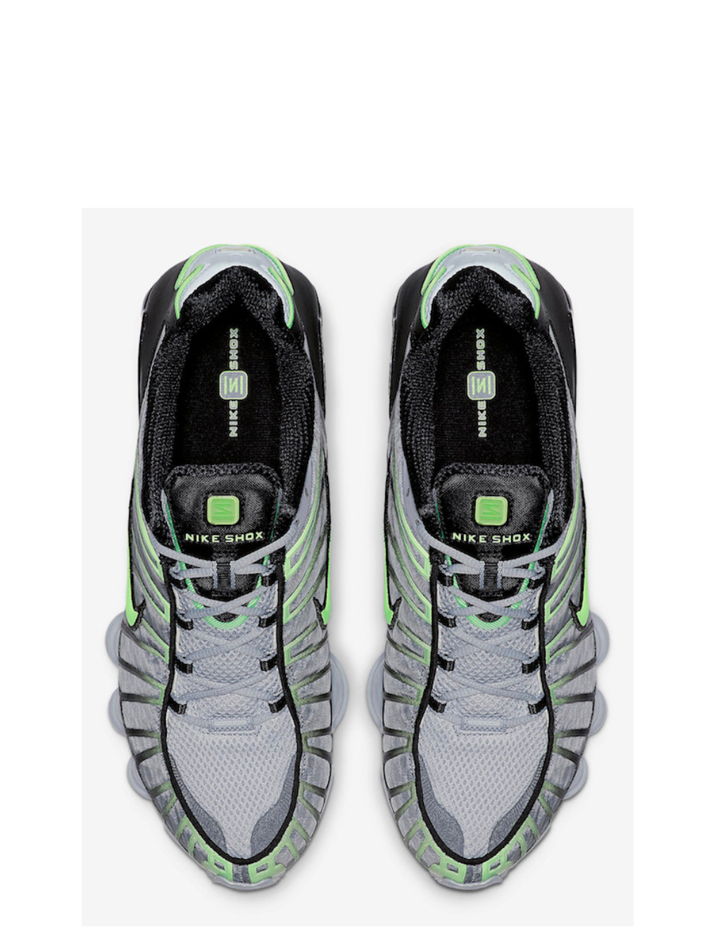 Nikee shox tl wolf grey lime blast grailed