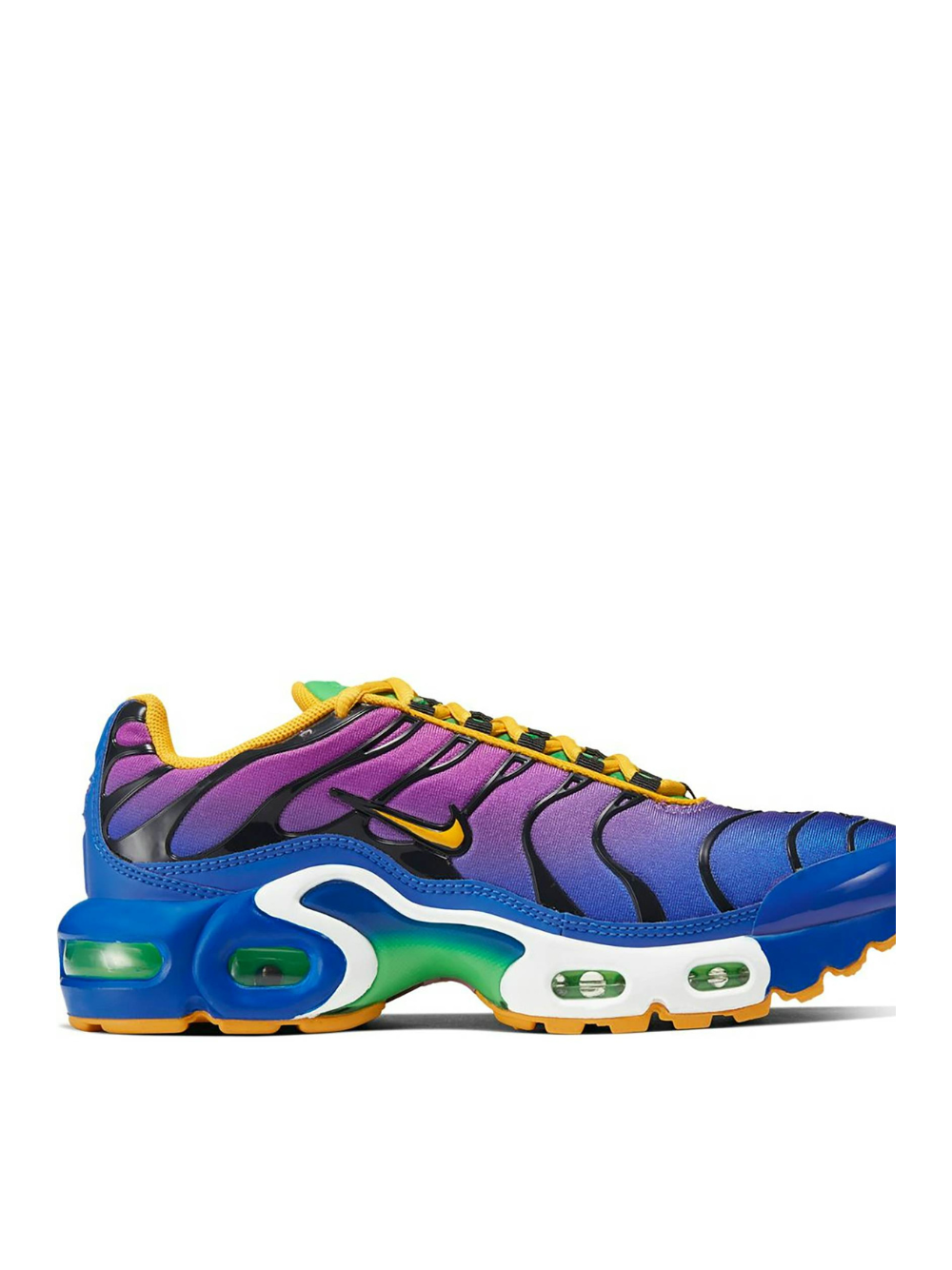 Nikee airmax plus tn flamingo gold purple black gym running shoes trainers