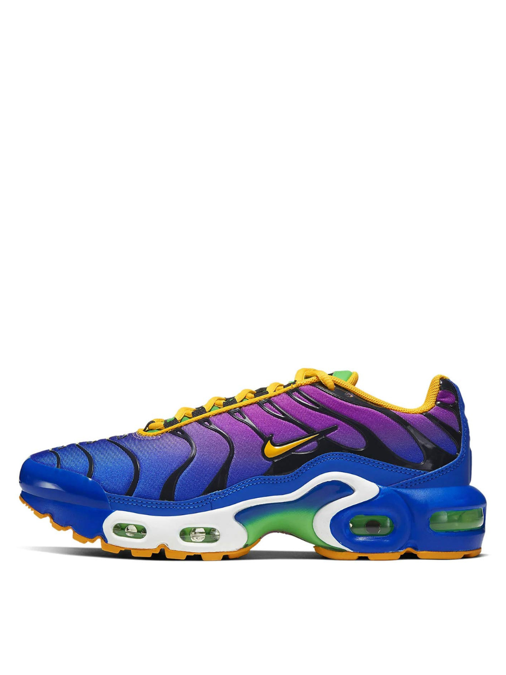 Nikee airmax plus tn flamingo gold purple black gym running shoes trainers