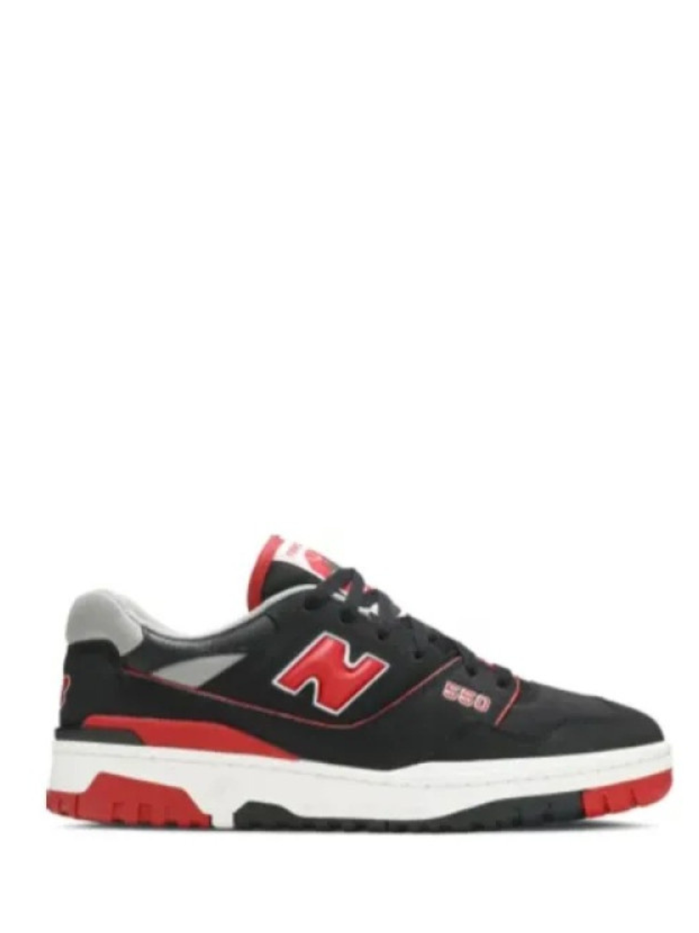 New Balance 550 Black Red Bred SHOES